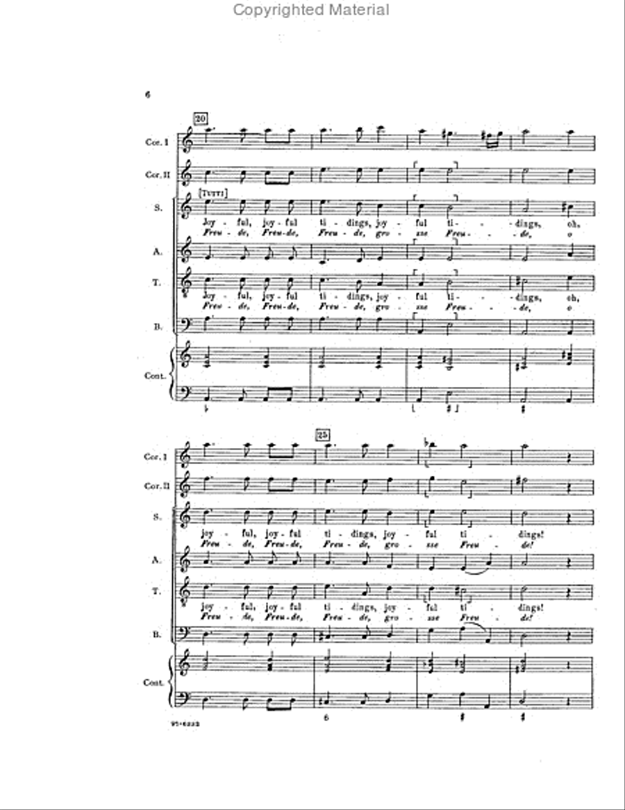 O Beloved Shepherds / O ihr lieben Hirten Bassoon scores gallery preview page 3