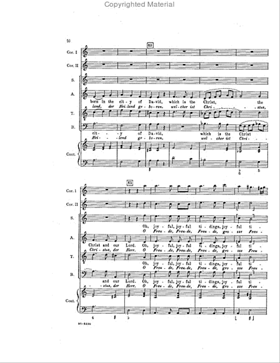 O Beloved Shepherds / O ihr lieben Hirten Bassoon scores gallery preview page 5