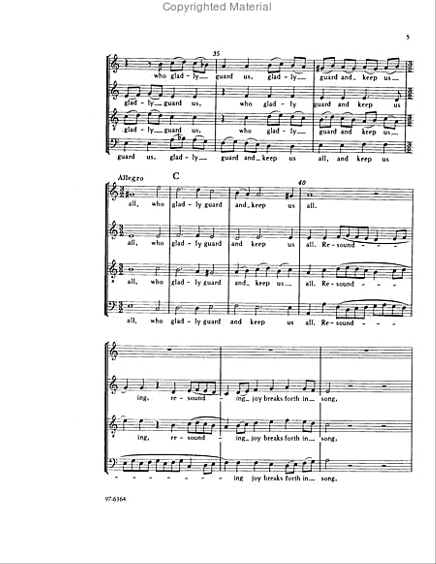 The Infant Jesus / Das neugeborne Kindelein Choir scores gallery preview page 3