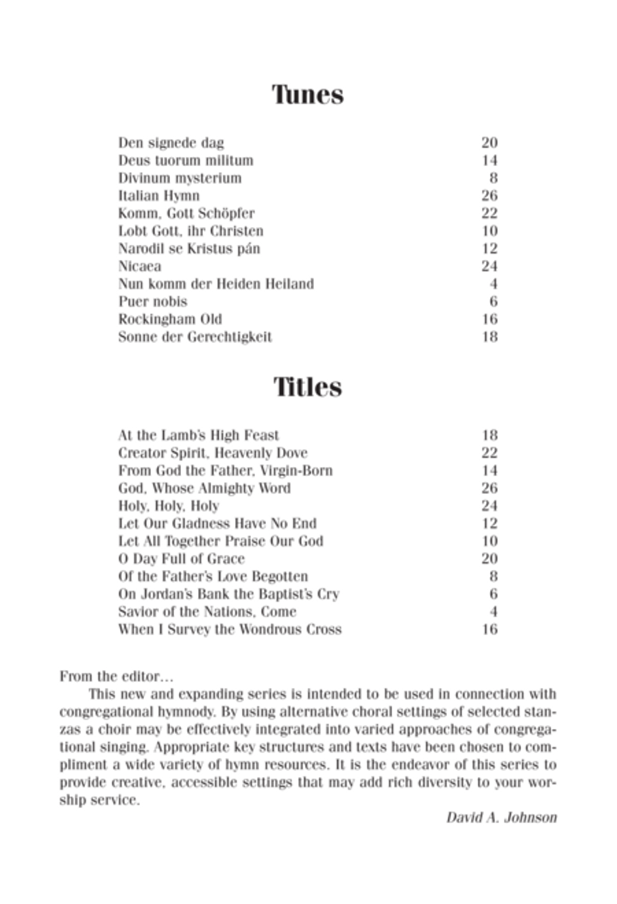 Hymn Stanzas for Choirs, Set 2 Choir scores gallery preview page 2