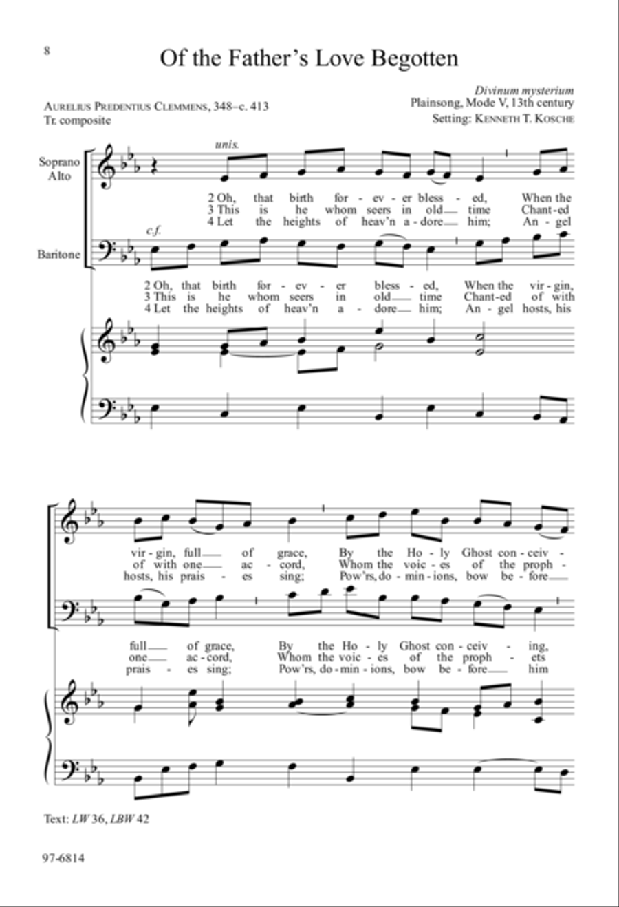Hymn Stanzas for Choirs, Set 2 Choir scores gallery preview page 6