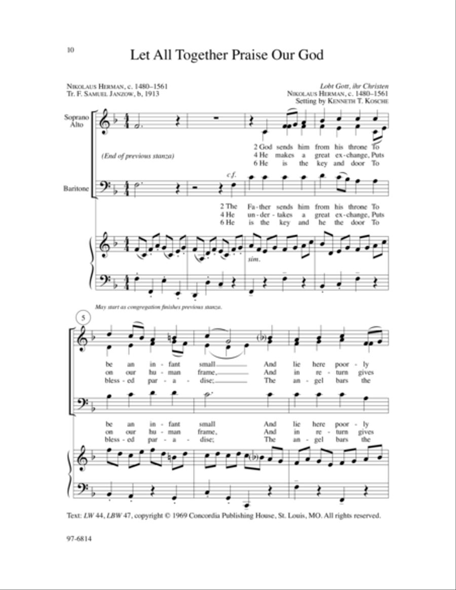 Hymn Stanzas for Choirs, Set 2 Choir scores gallery preview page 7