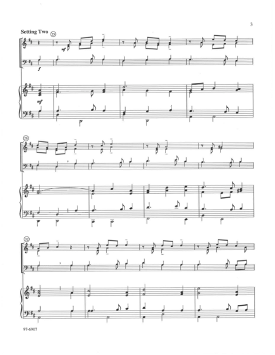 Festive Hymns for Organ and Instruments: Kremser Choir scores gallery preview page 3