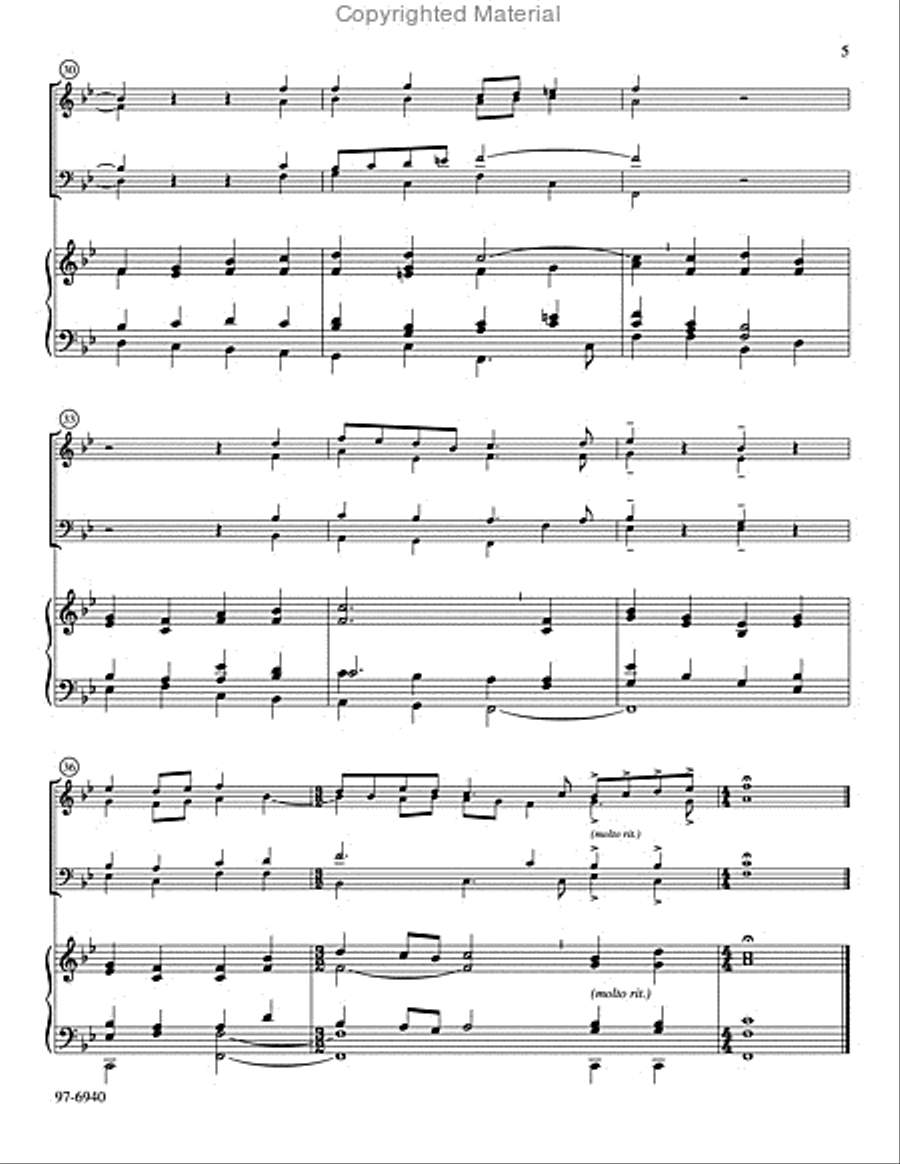 Festive Hymns for Instruments and Organ: Komm, Gott Schoepfer / Come, Holy Ghost, Our Souls Inspire Horn scores gallery preview page 5