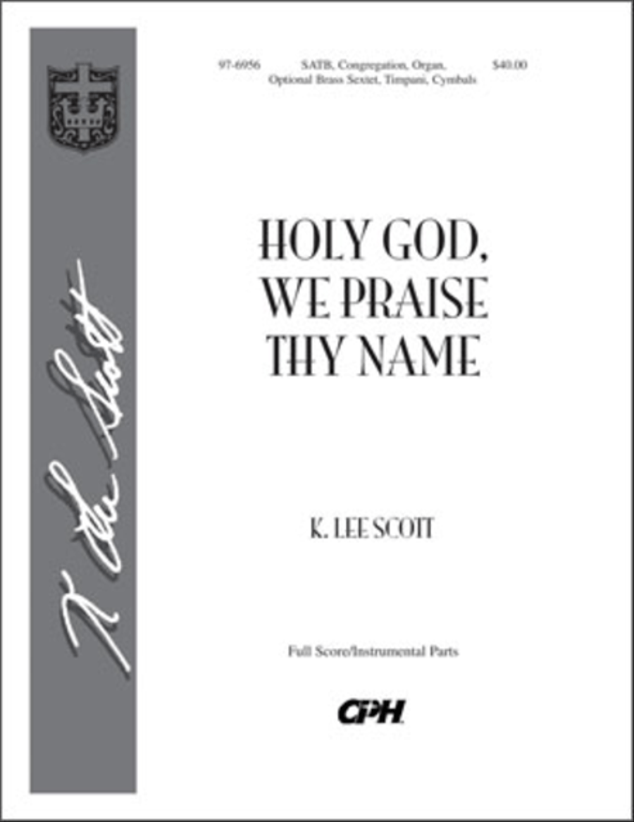 Holy God, We Praise Thy Name (Full Score) Choir scores gallery preview page 1