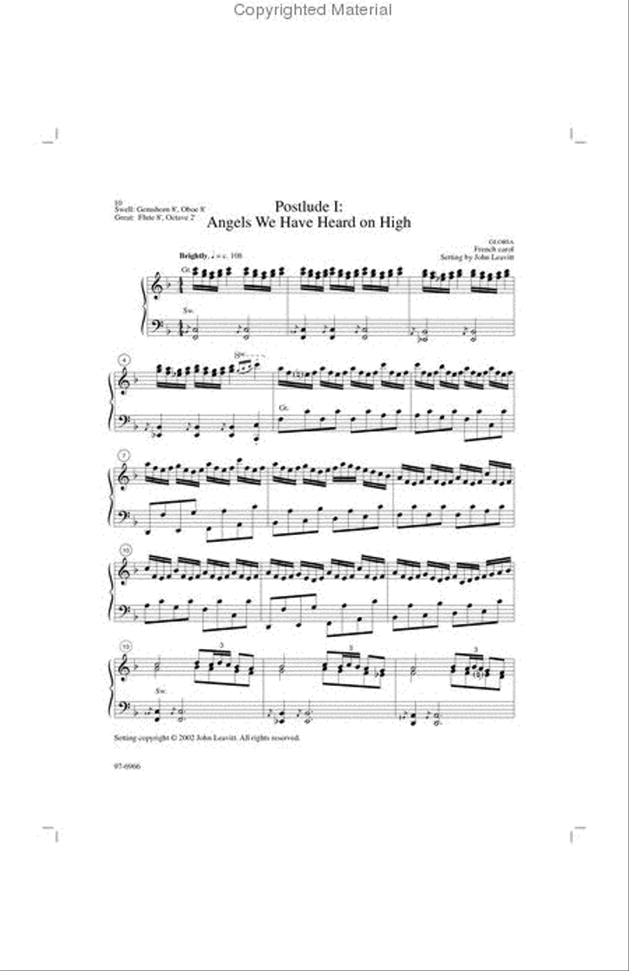 Simply Christmas Organ scores gallery preview page 5