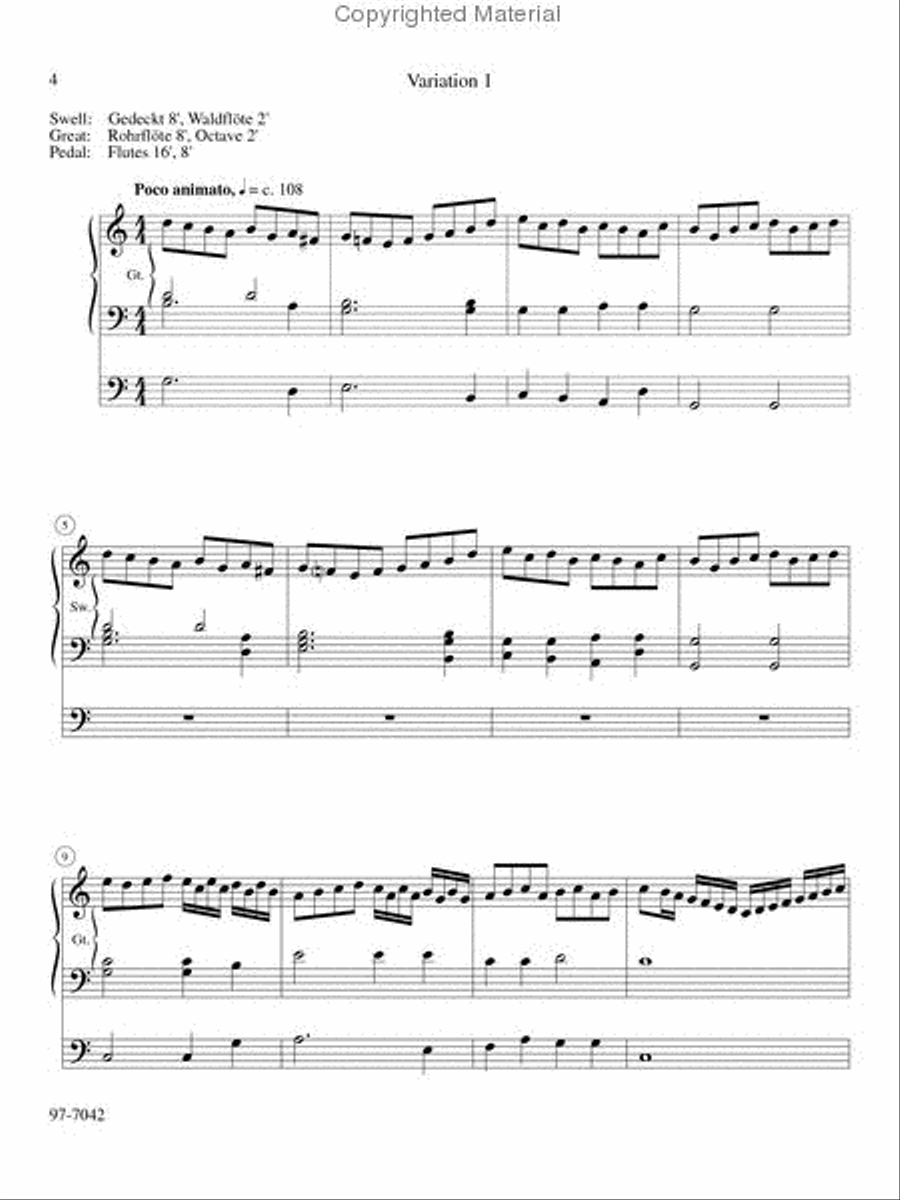 Grand Dances for Organ Organ Solo scores gallery preview page 3