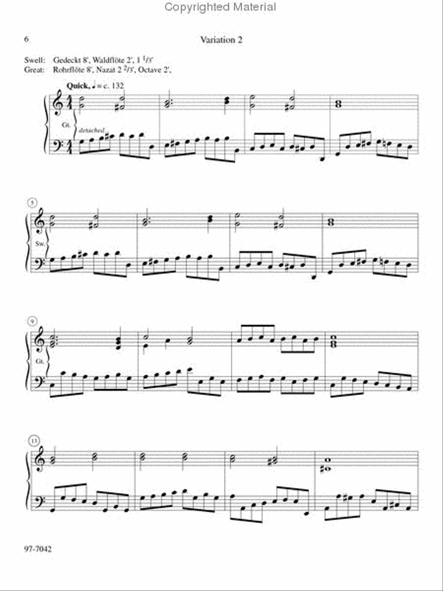 Grand Dances for Organ Organ Solo scores gallery preview page 4