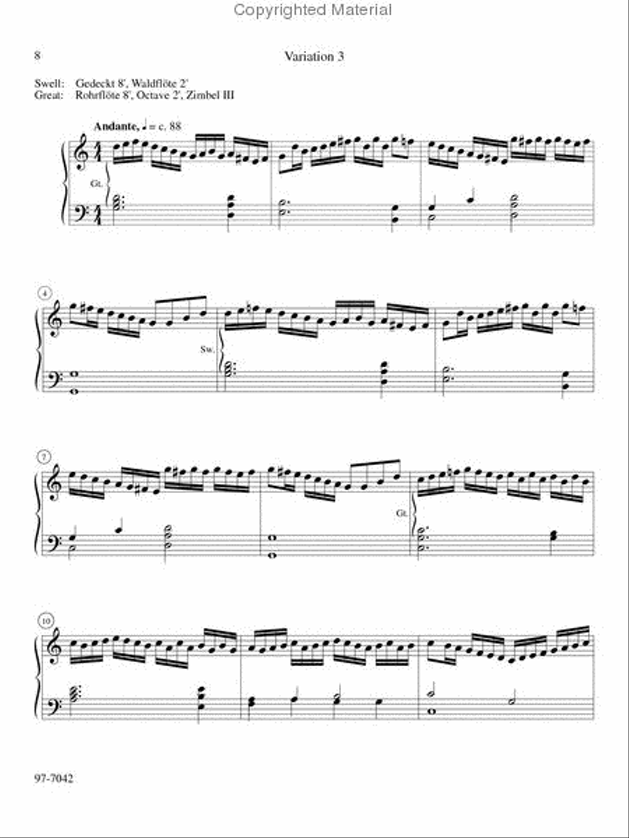 Grand Dances for Organ Organ Solo scores gallery preview page 5