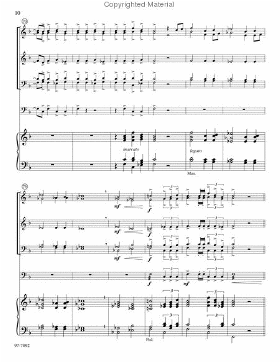 Christ Is the World's Light (Full Score) (Scott) Choir scores gallery preview page 5