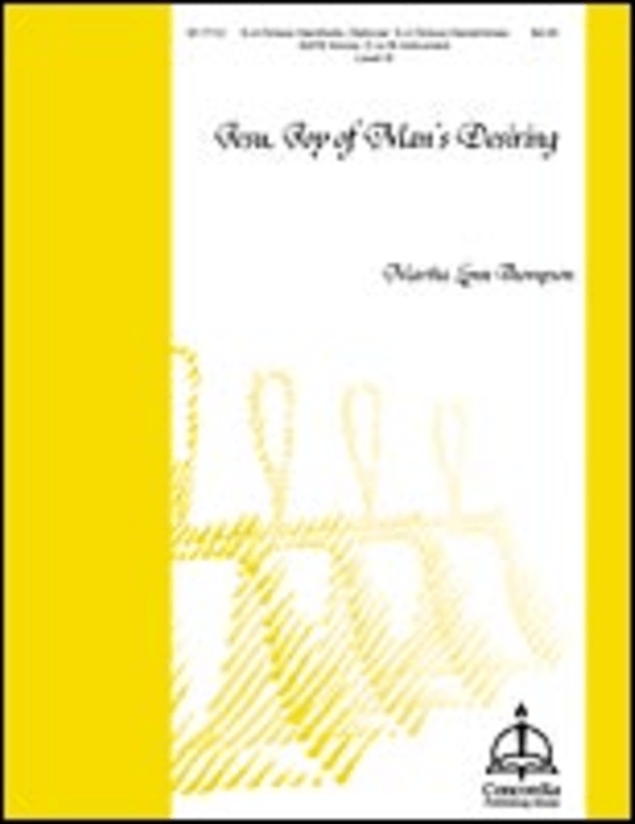 Jesu, Joy of Man's Desiring (Bach/Thompson) Choir scores gallery preview page 1