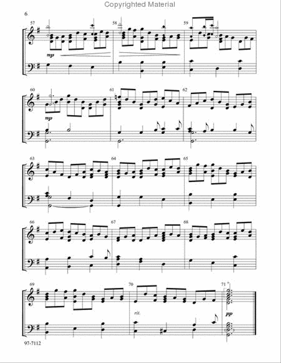 Jesu, Joy of Man's Desiring (Bach/Thompson) Choir scores gallery preview page 4