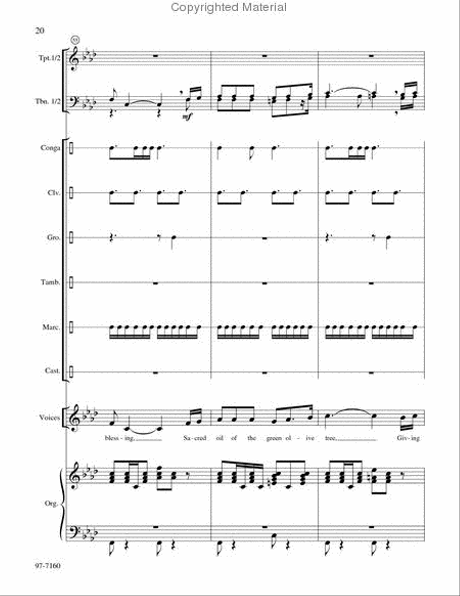 Holy Spirit, the Dove Sent from Heaven Choir scores gallery preview page 5