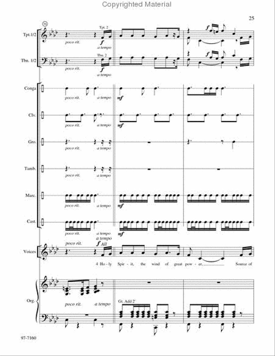 Holy Spirit, the Dove Sent from Heaven Choir scores gallery preview page 6