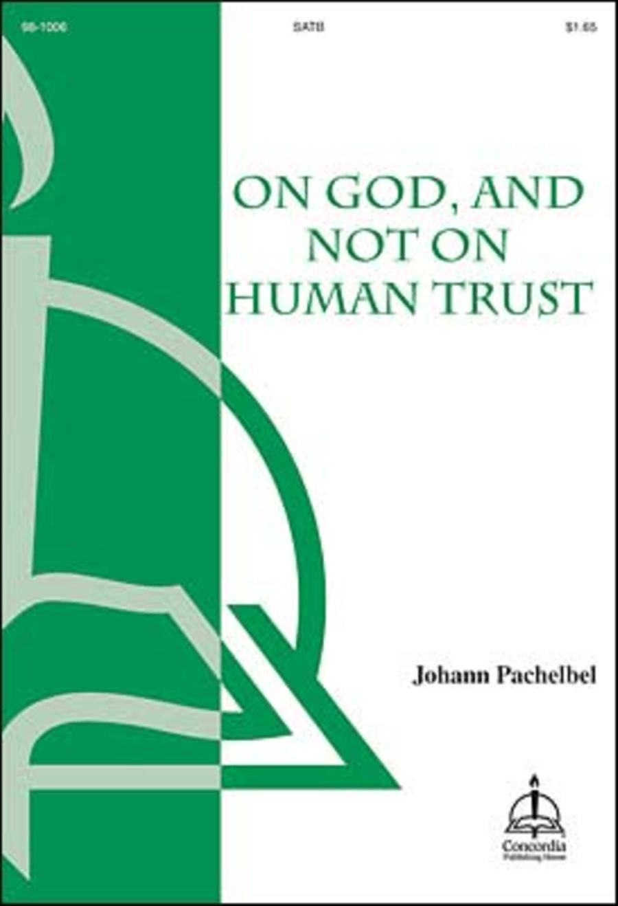 On God and Not on Human Trust Choir scores gallery preview page 1