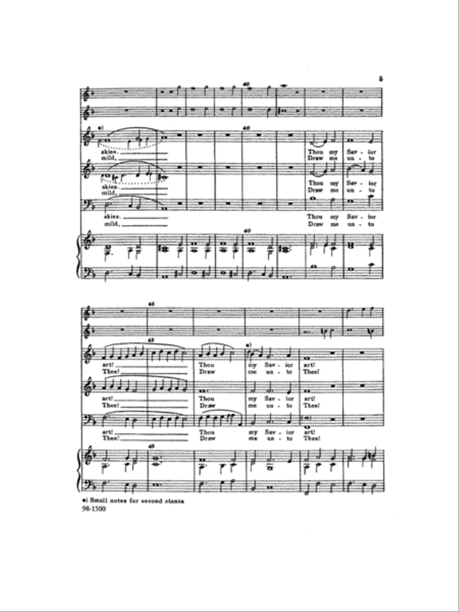 In dulci jubilo / Now Sing We, Now Rejoice (Full Score) Flute scores gallery preview page 5