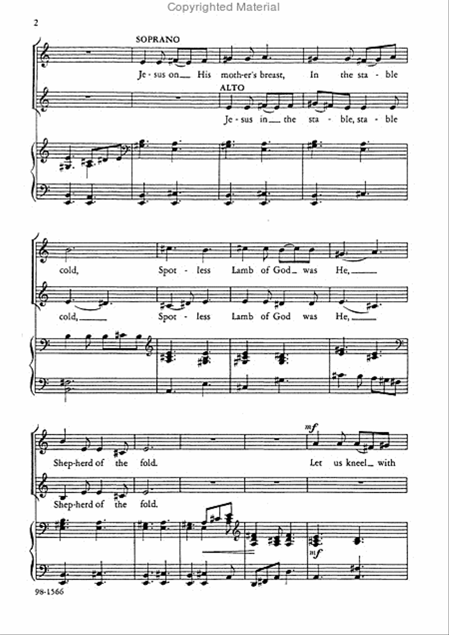 Before the Paling of the Stars Choir scores gallery preview page 3