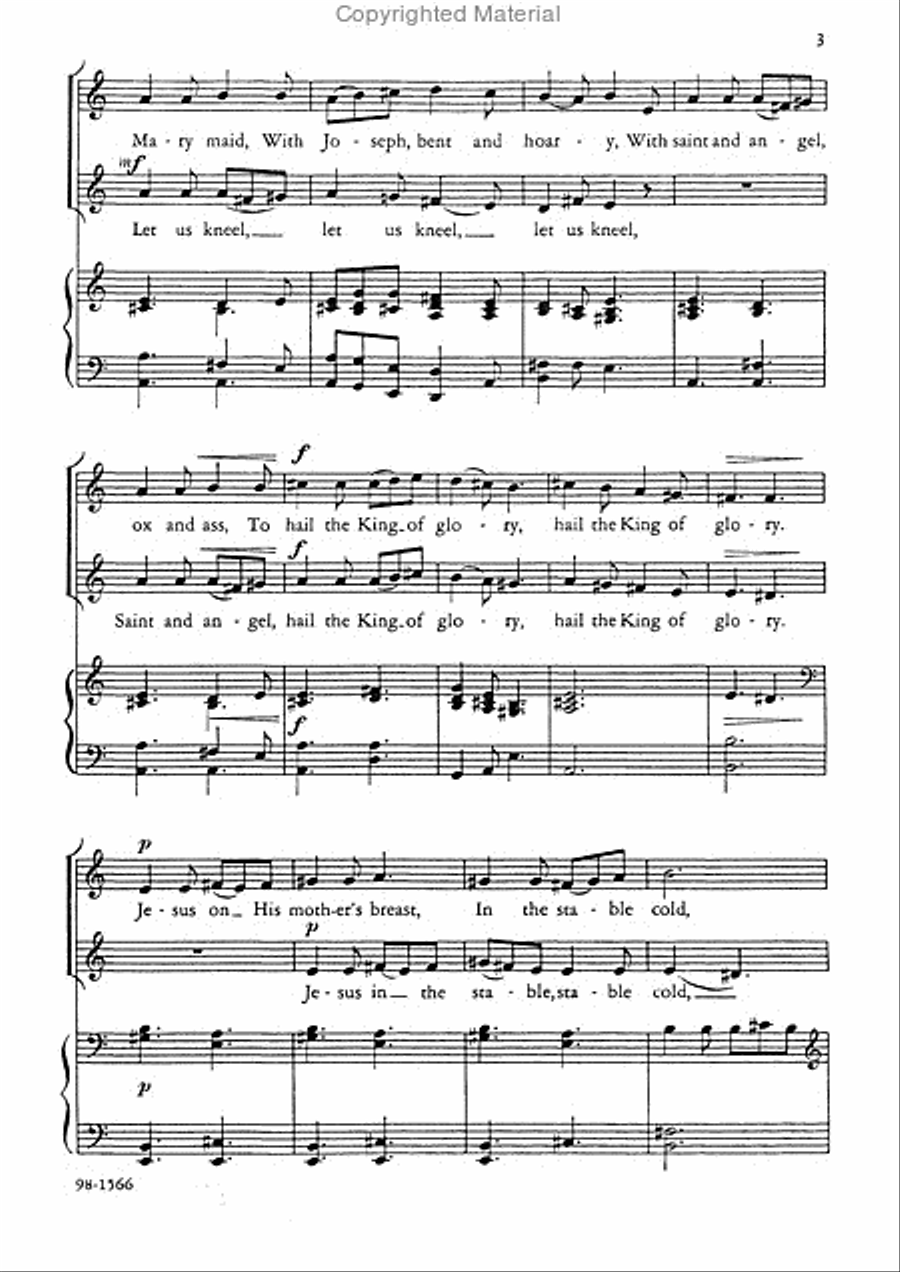Before the Paling of the Stars Choir scores gallery preview page 4