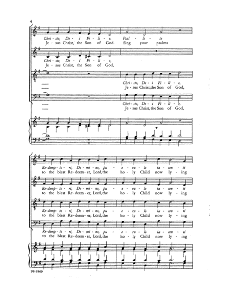 Psallite--Sing Your Psalms to the Holy Child Choir scores gallery preview page 3
