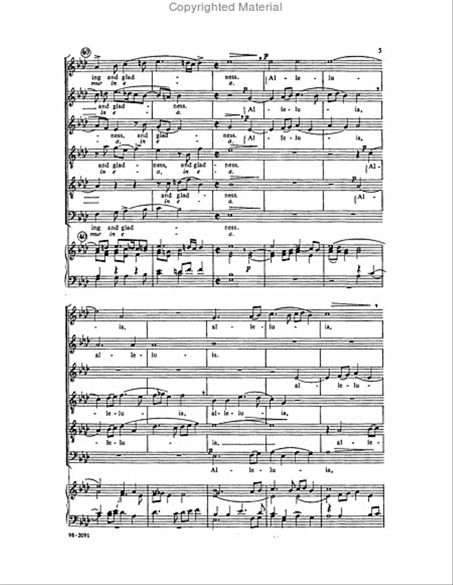 Haec Dies / Sing Praises to God This Holy Day Choir scores gallery preview page 6