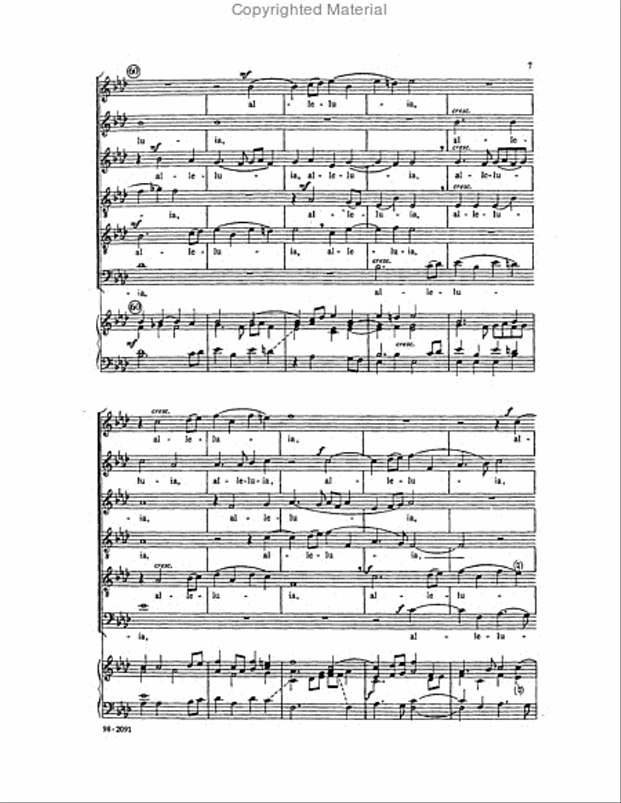 Haec Dies / Sing Praises to God This Holy Day Choir scores gallery preview page 8