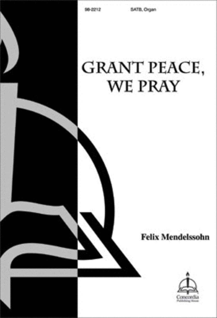 Grant Peace, We Pray Choir scores gallery preview page 1