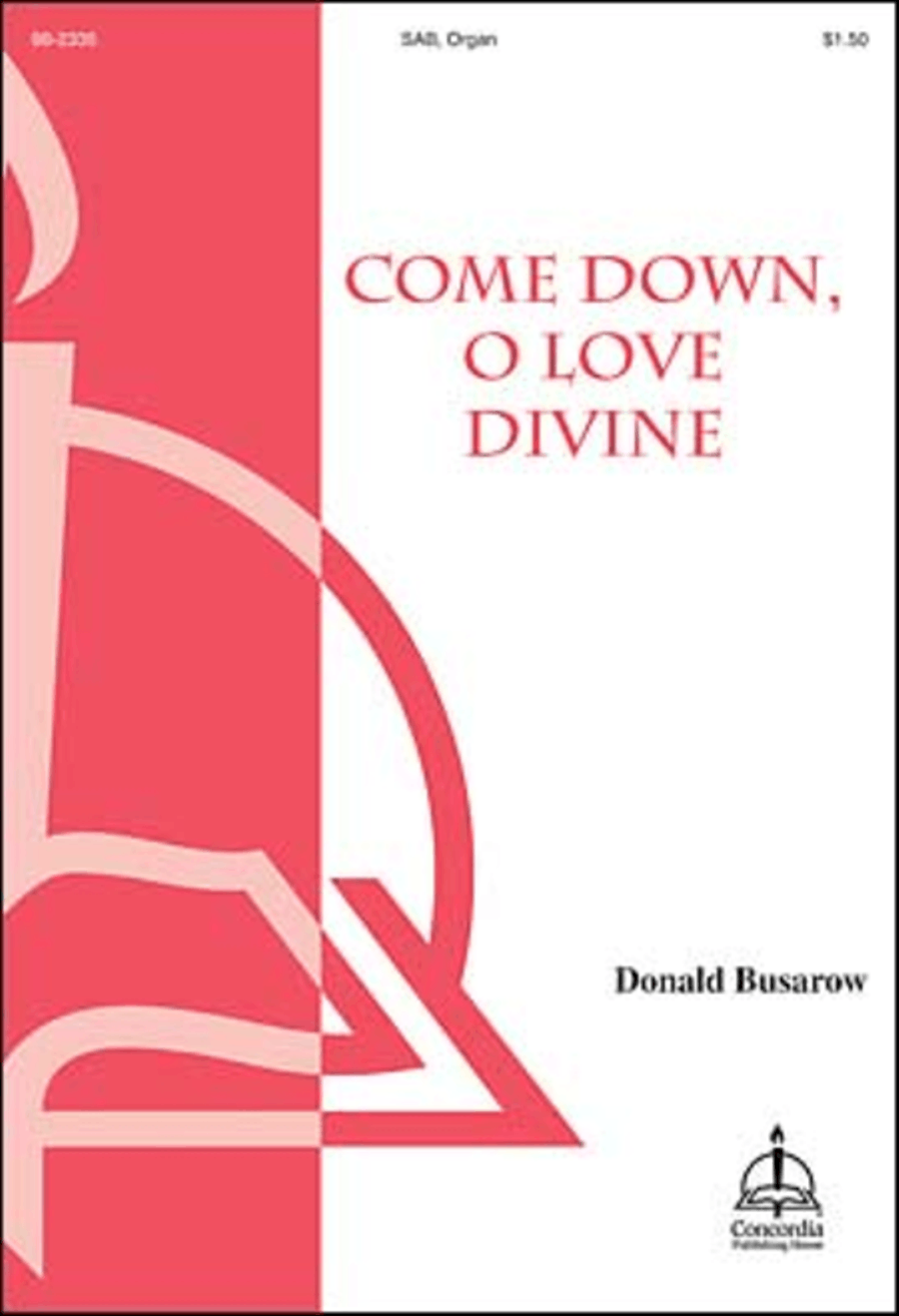 Come Down, O Love Divine (Busarow) Choir scores gallery preview page 1