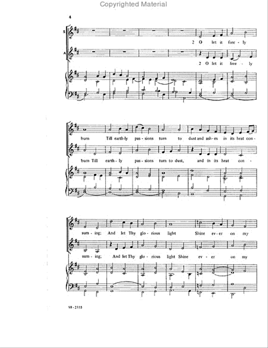 Come Down, O Love Divine (Busarow) Choir scores gallery preview page 3