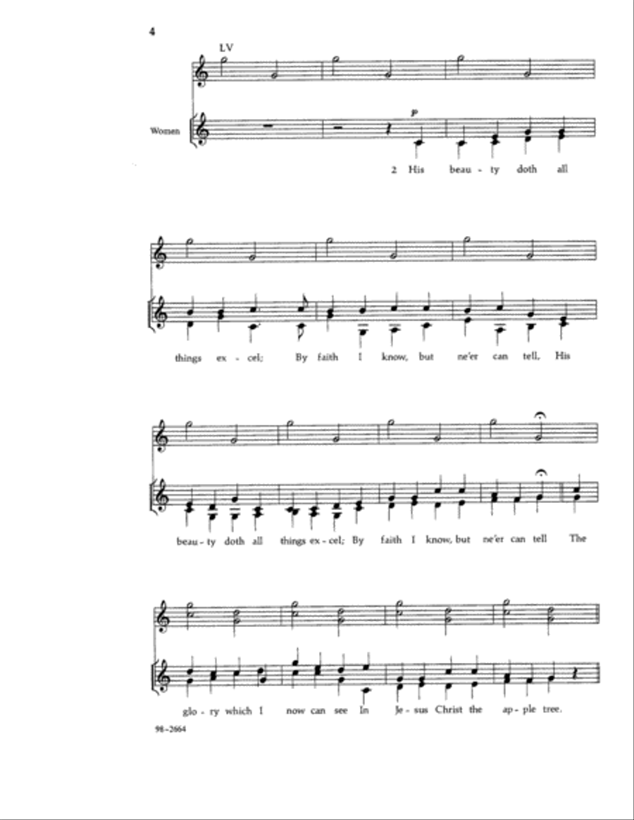 Jesus Christ, the Apple Tree Choir scores gallery preview page 3
