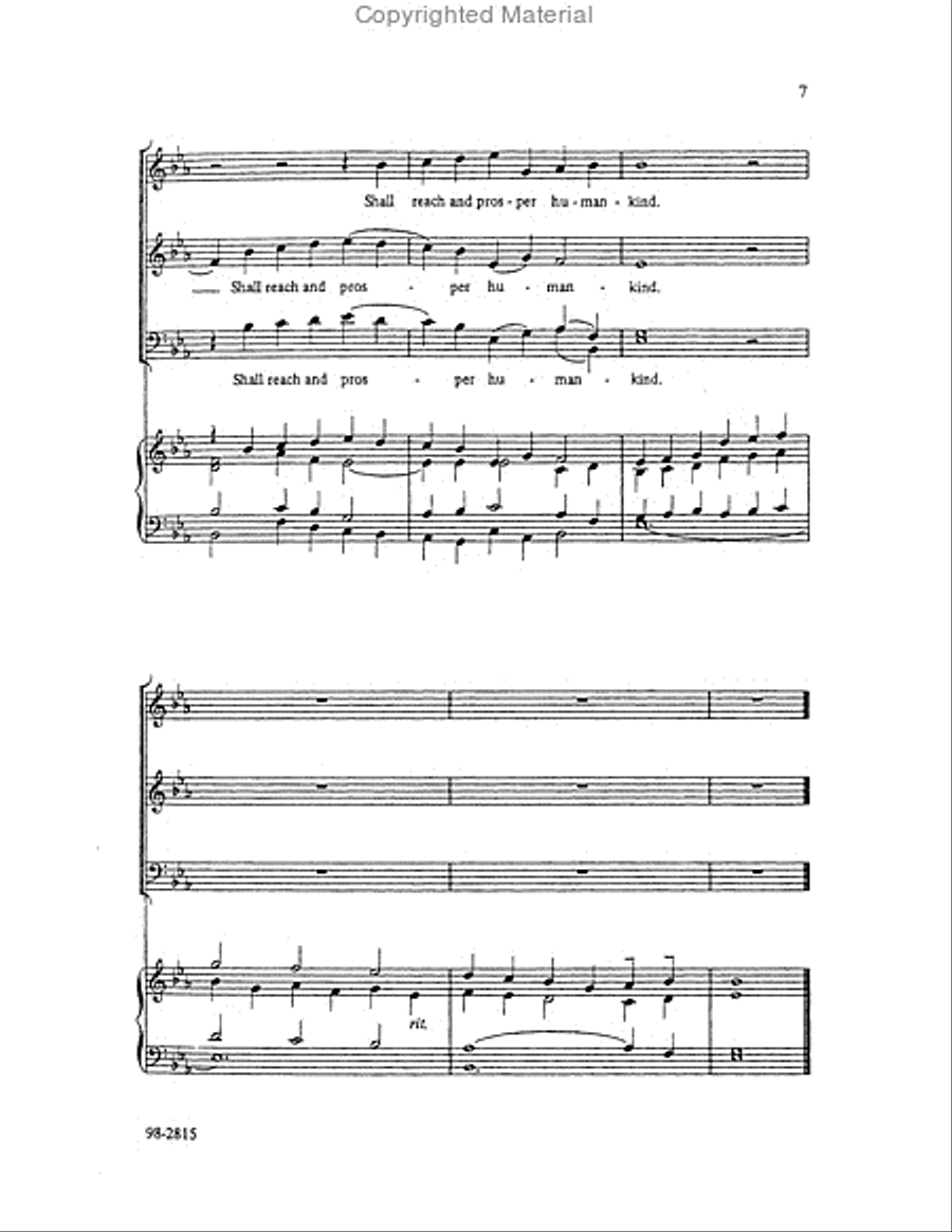 O Christ the Healer, We Have Come Choir scores gallery preview page 7