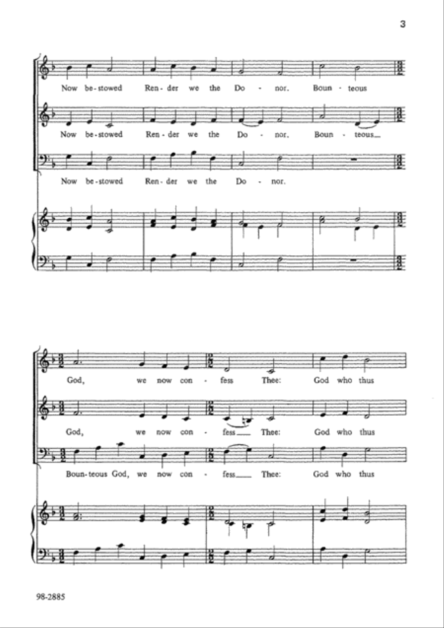 Glory, Love, and Praise and Honor Choir scores gallery preview page 3