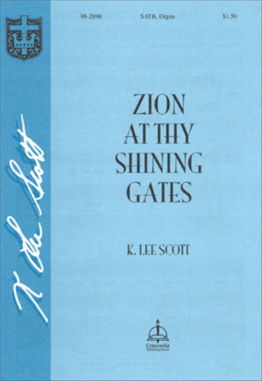 Zion at Thy Shining Gates Choir scores gallery preview page 1