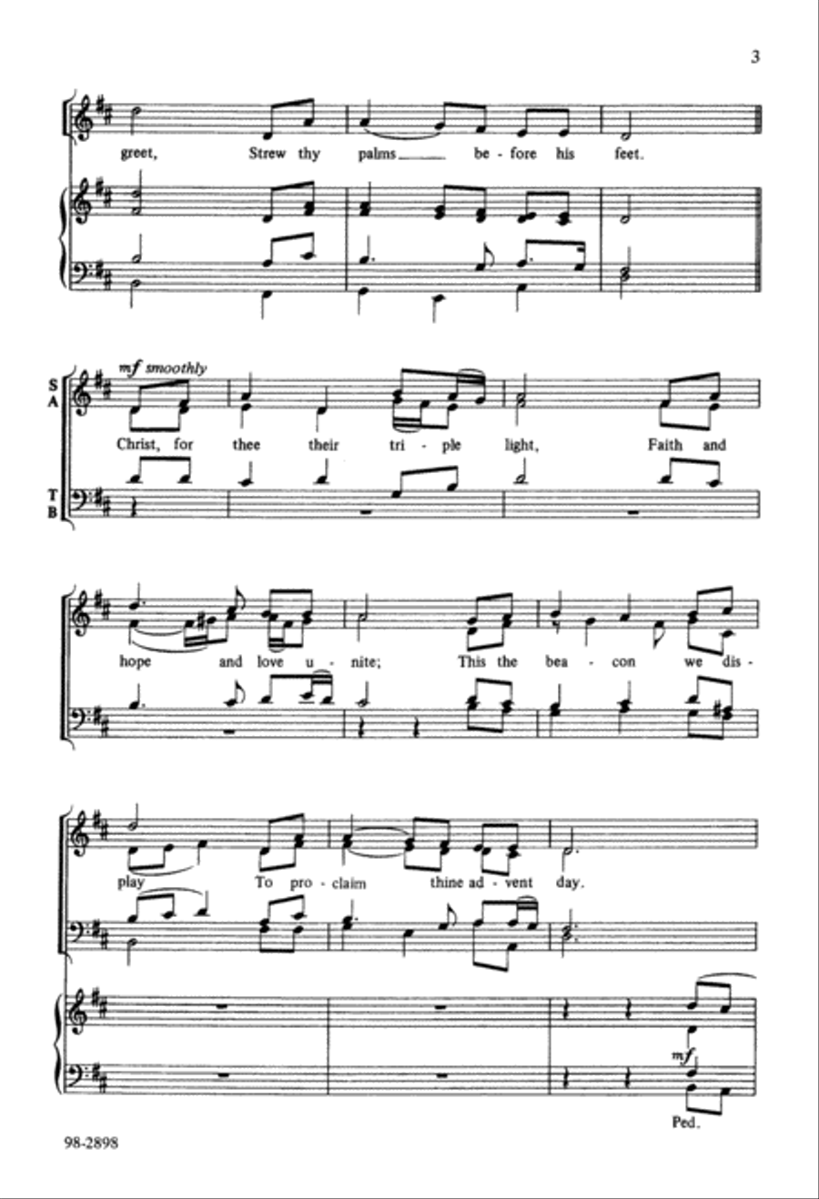 Zion at Thy Shining Gates Choir scores gallery preview page 3