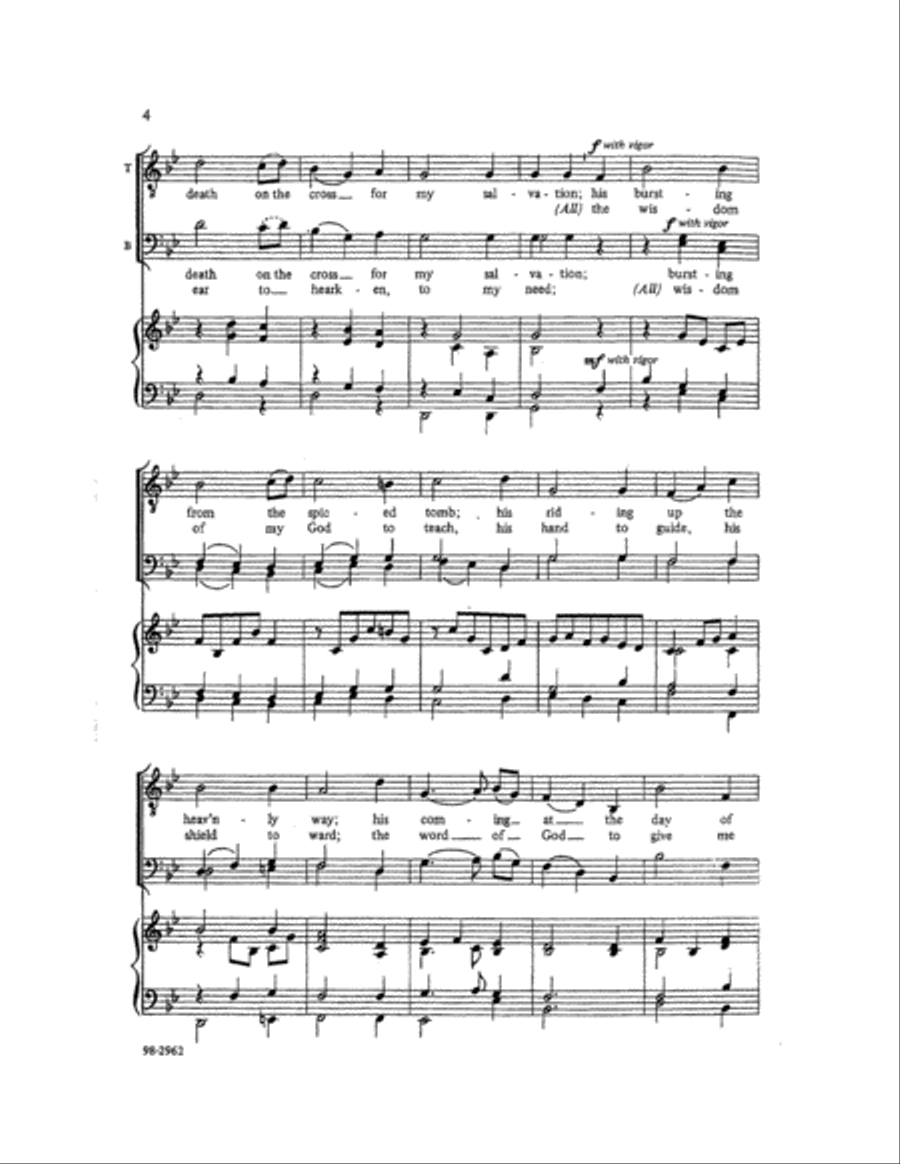 I Bind unto Myself Today Choir scores gallery preview page 4