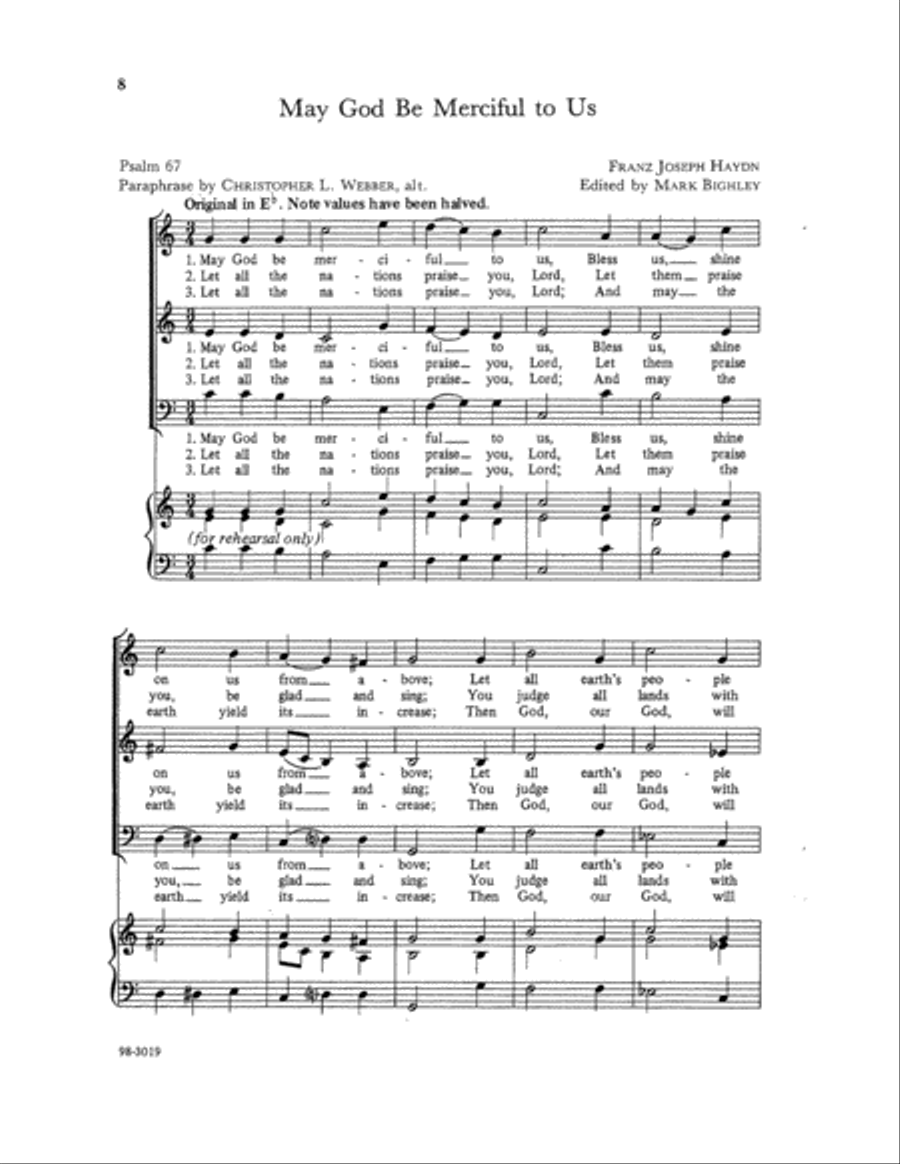 Four Psalms for SAB Choir Choir scores gallery preview page 4