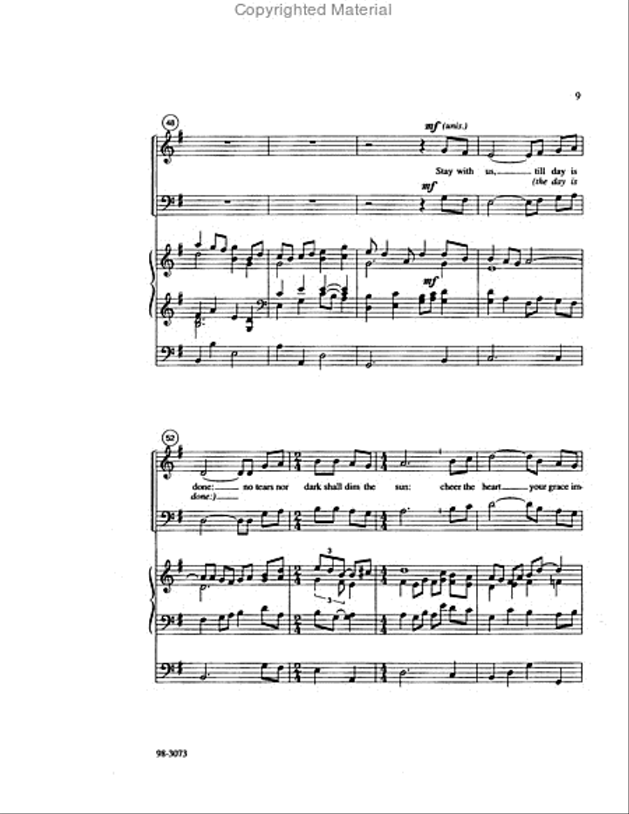 Stay with Us - SAB Stay with Us - SAB Choir scores gallery preview page 5