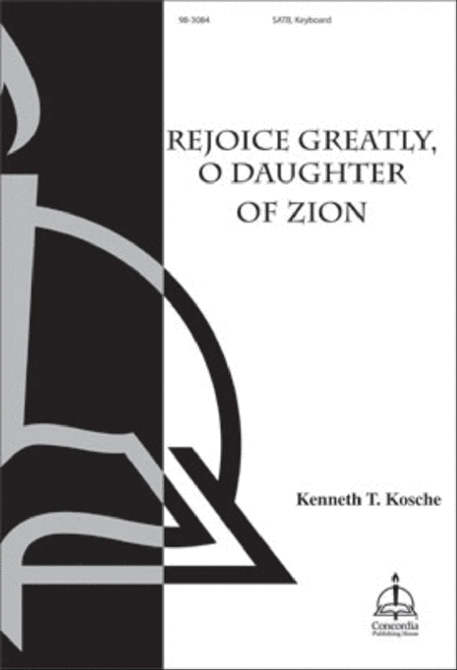 Rejoice Greatly, O Daughter of Zion (Kosche) Choir scores gallery preview page 1
