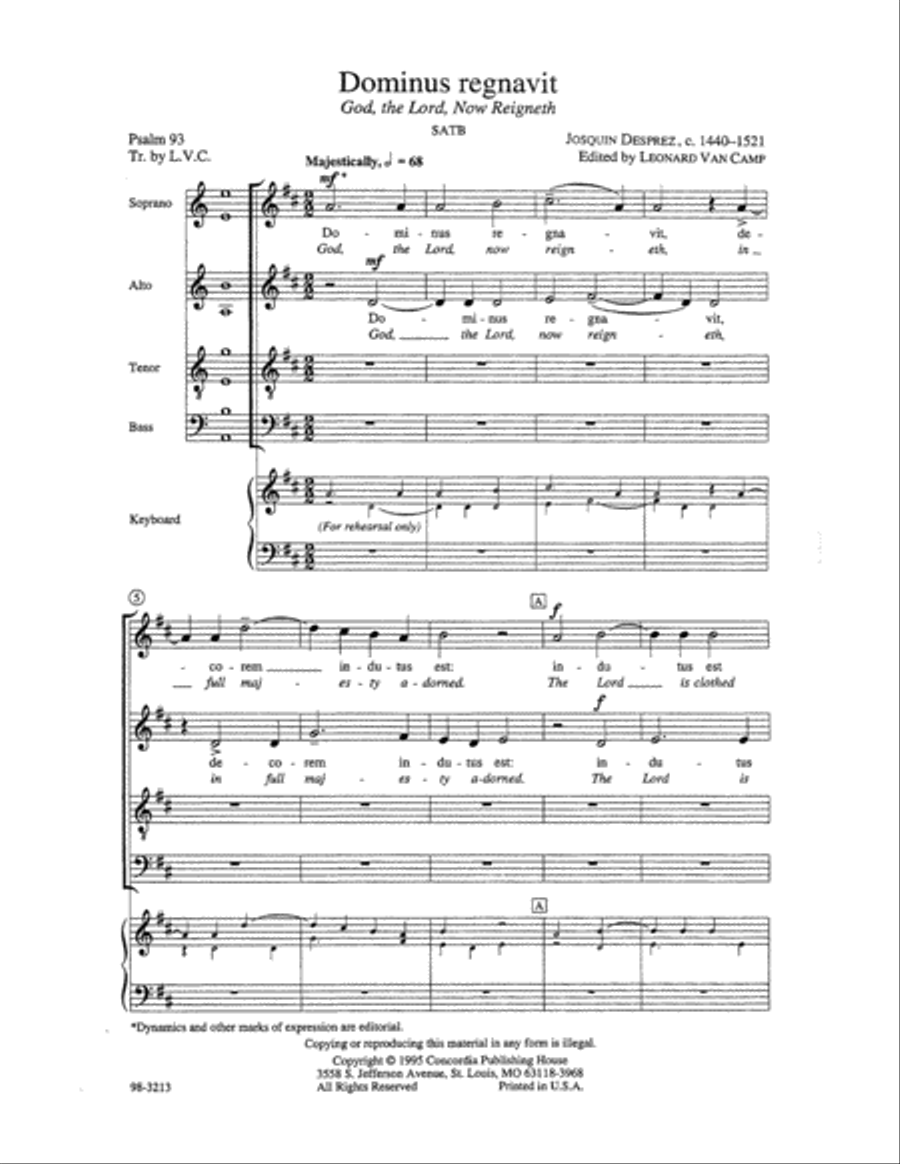 God the Lord Now Reigneth Choir scores gallery preview page 2