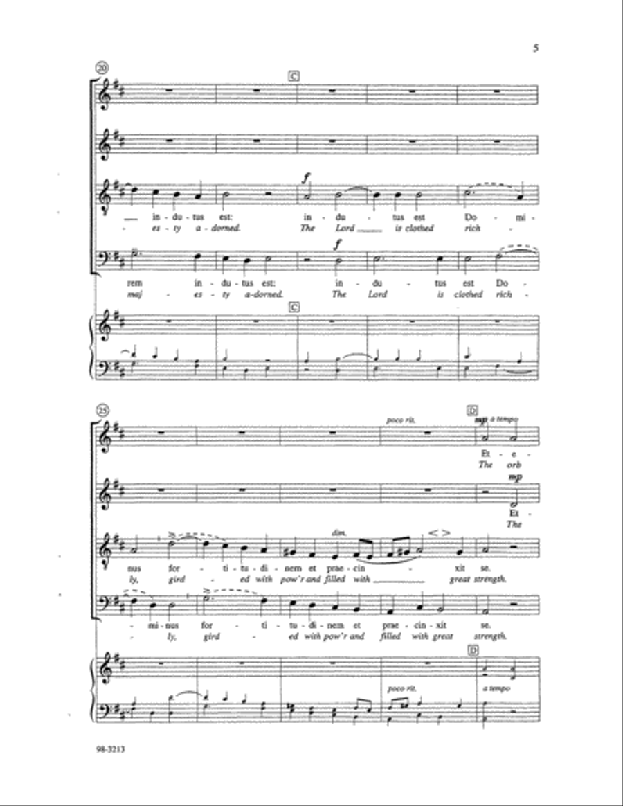 God the Lord Now Reigneth Choir scores gallery preview page 4
