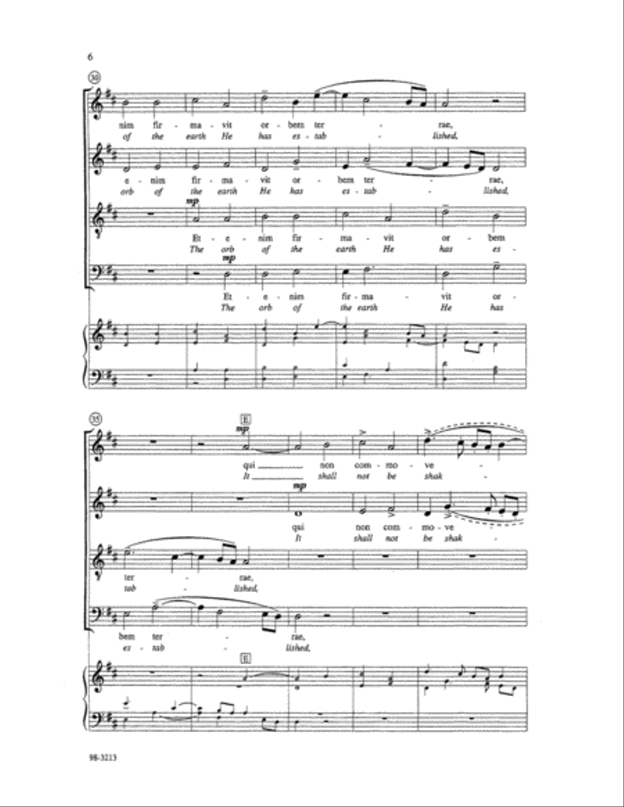 God the Lord Now Reigneth Choir scores gallery preview page 5