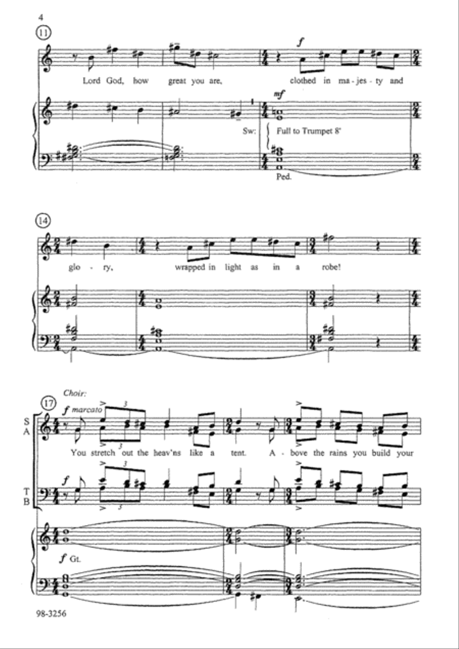 The Spirit of the Lord (Callahan) Flute scores gallery preview page 3
