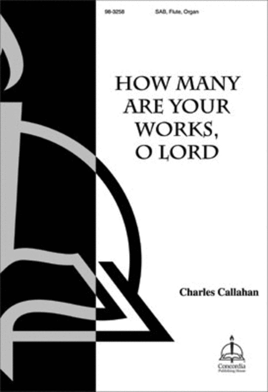 How Many Are Your Works, O Lord Flute scores gallery preview page 1