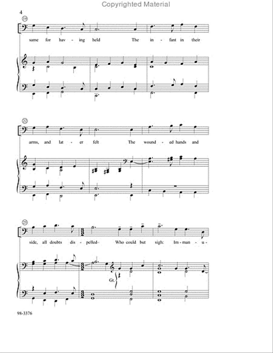 Peace Came to Earth (Scott) Choir scores gallery preview page 4