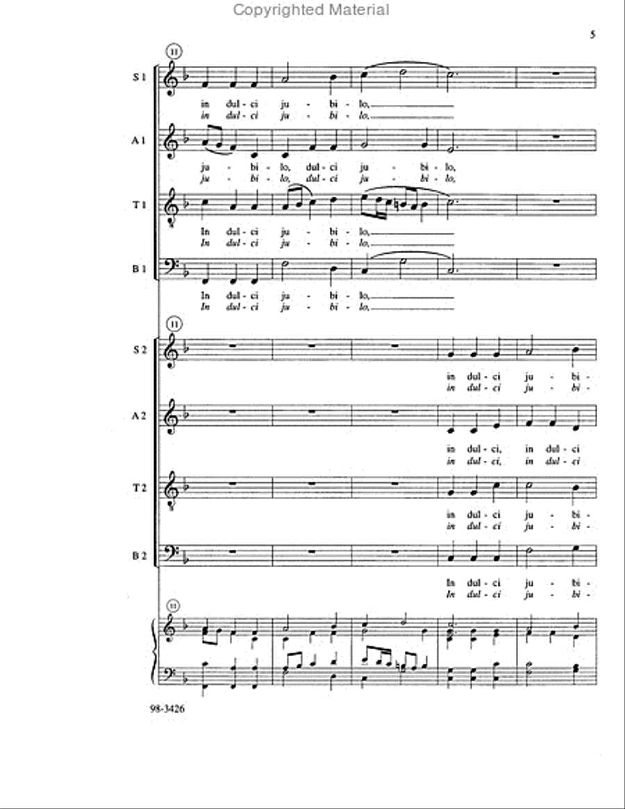 In dulci jubilo (Braun) In dulci jubilo (Braun) Trombone scores gallery preview page 4