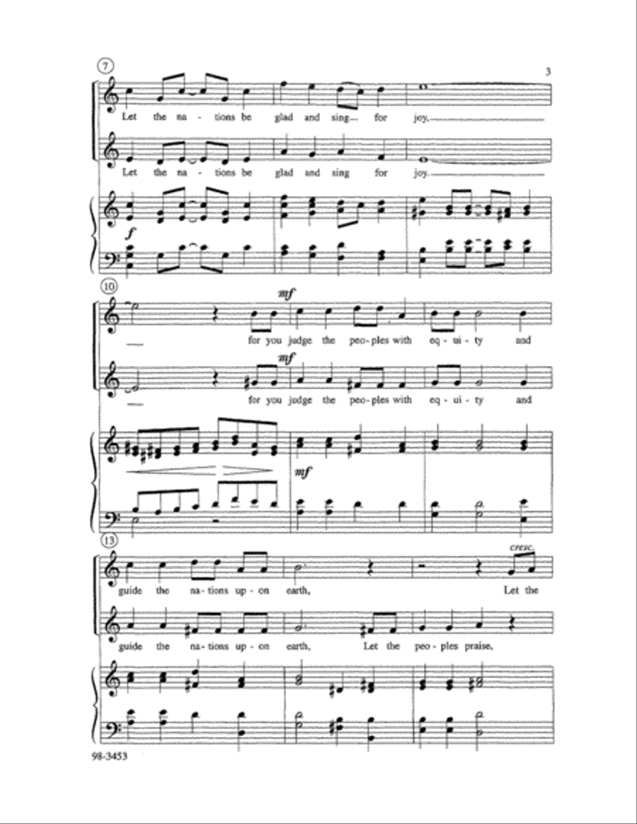 Let All the Peoples Praise God Choir scores gallery preview page 3