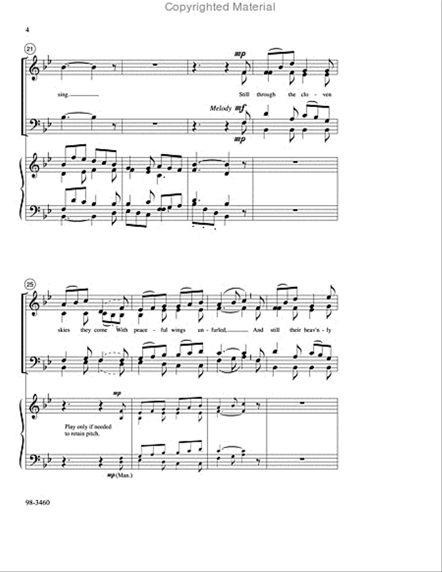 It Came upon the Midnight Clear (Hobby) Choir scores gallery preview page 3