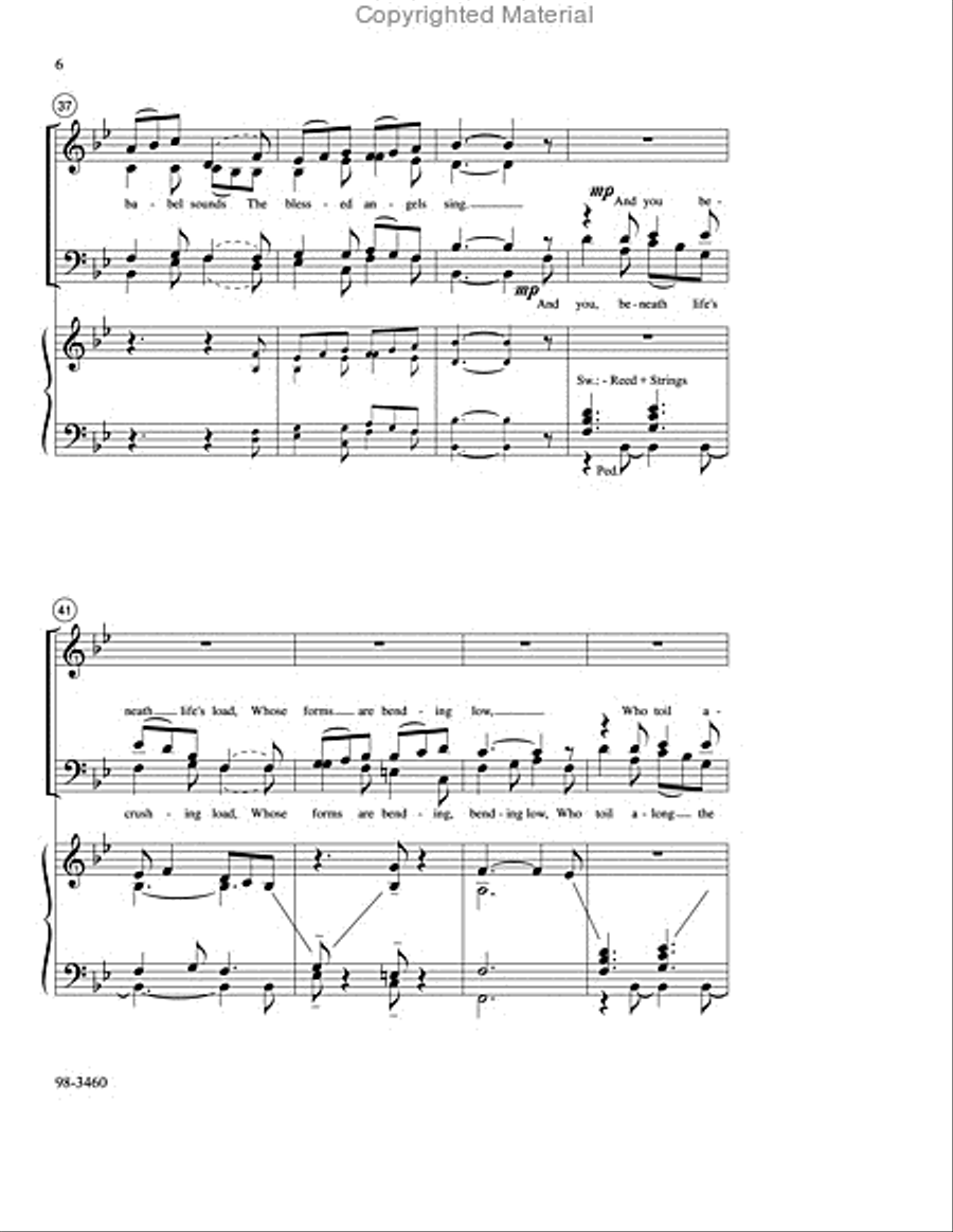 It Came upon the Midnight Clear (Hobby) Choir scores gallery preview page 4