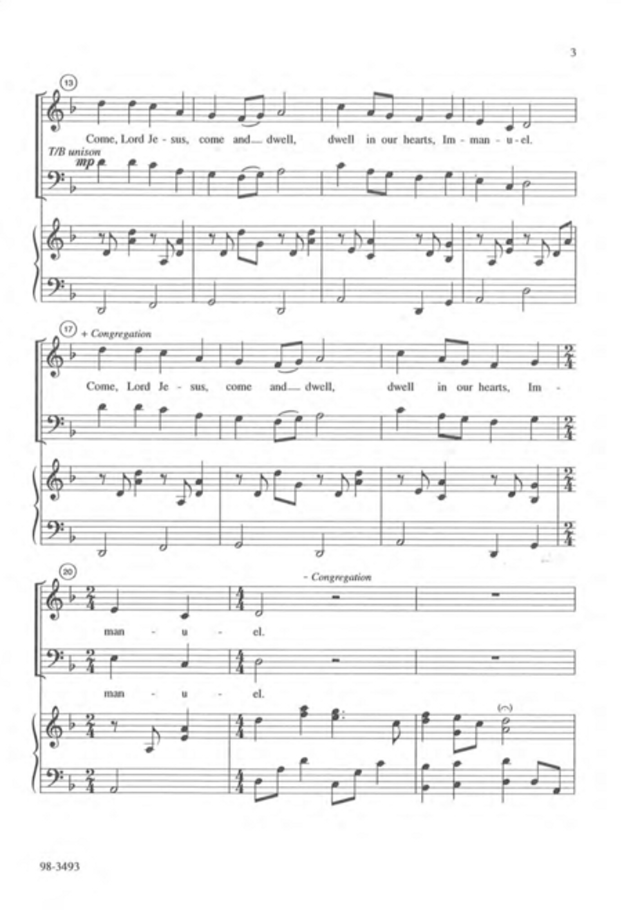Advent Prayer Choir scores gallery preview page 3