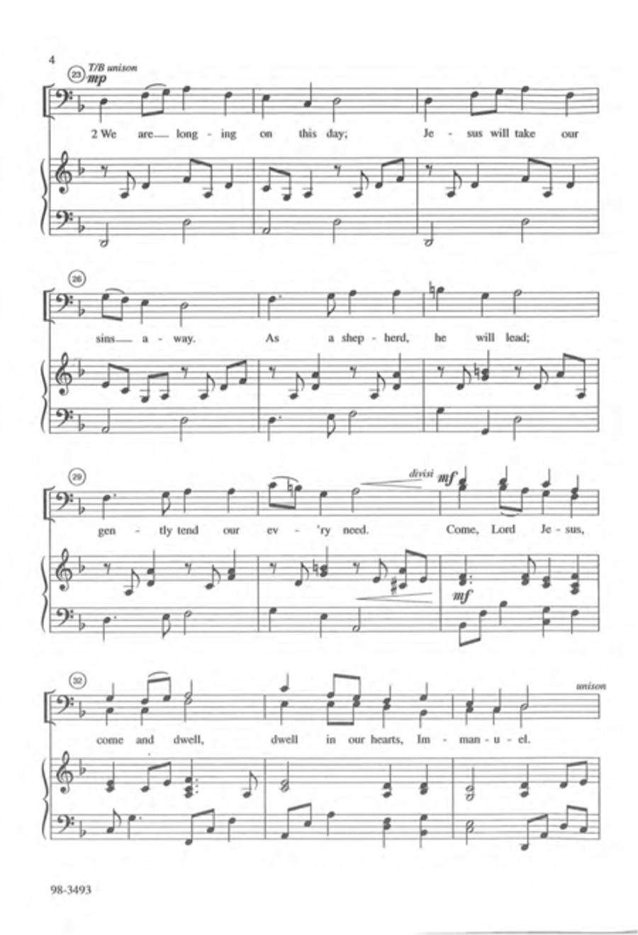 Advent Prayer Choir scores gallery preview page 4