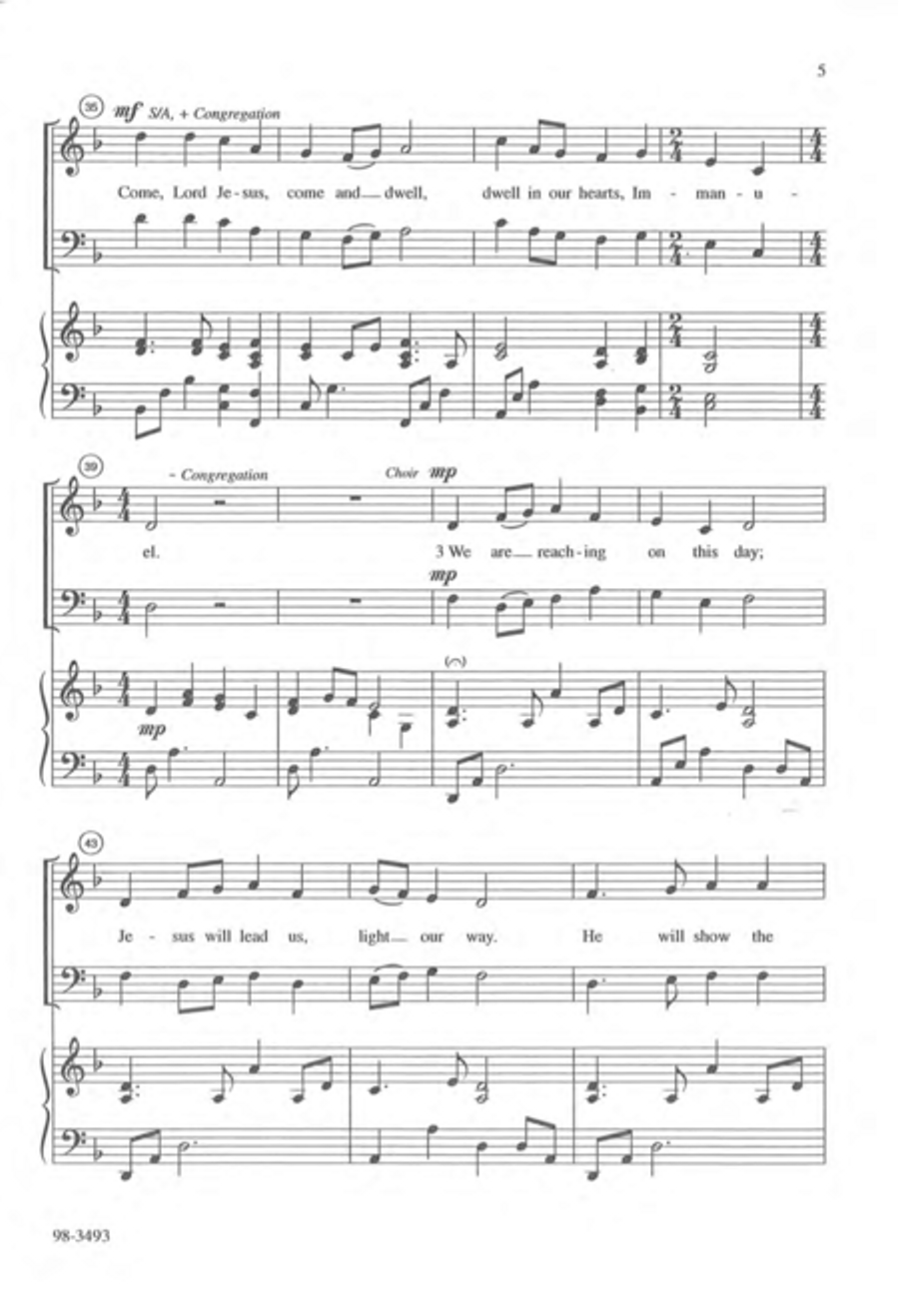 Advent Prayer Choir scores gallery preview page 5